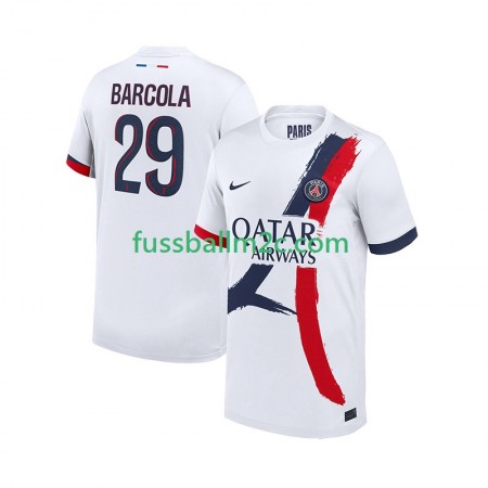 Fußballtrikots Paris Saint-Germain Bradley Barcola 29 Auswärts Trikotsatz 2025-2026
